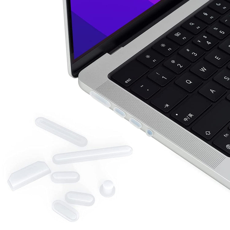 ENKAY Hat-Prince Silicone Anti-dust Plugs for MacBook Air 13.6 2022/2024 A2681 (M2) / A3113 (M3)