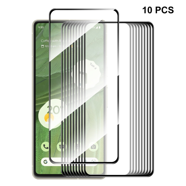 For Google Pixel 7 ENKAY Full Glue 0.26mm 9H 2.5D Tempered Glass Full Film, For Google Pixel 7(1pc), For Google Pixel 7(2pcs), For Google Pixel 7(5pcs), For Google Pixel 7(10pcs)