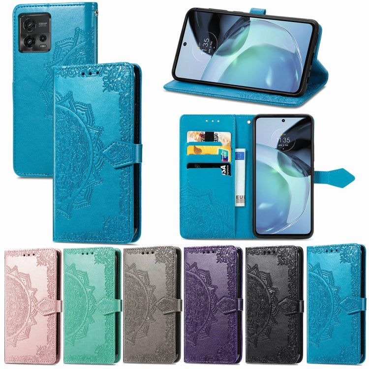 Mandala Flower Embossed Leather Phone Case, For Motorola Moto G72, For vivo V25, For Samsung Galaxy S23 5G, For Samsung Galaxy S23 Plus 5G