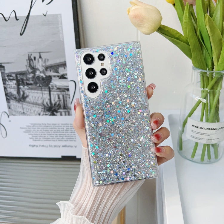 Glitter Glitter Drop Glue TPU Phone Case, For Samsung Galaxy S23 5G, For Samsung Galaxy S23+ 5G, For Samsung Galaxy S23 Ultra 5G