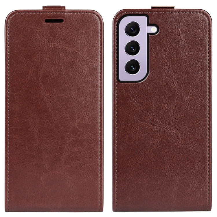 For Samsung Galaxy S23 5G R64 Texture Vertical Flip Leather Phone Case, For Samsung Galaxy S23 5G