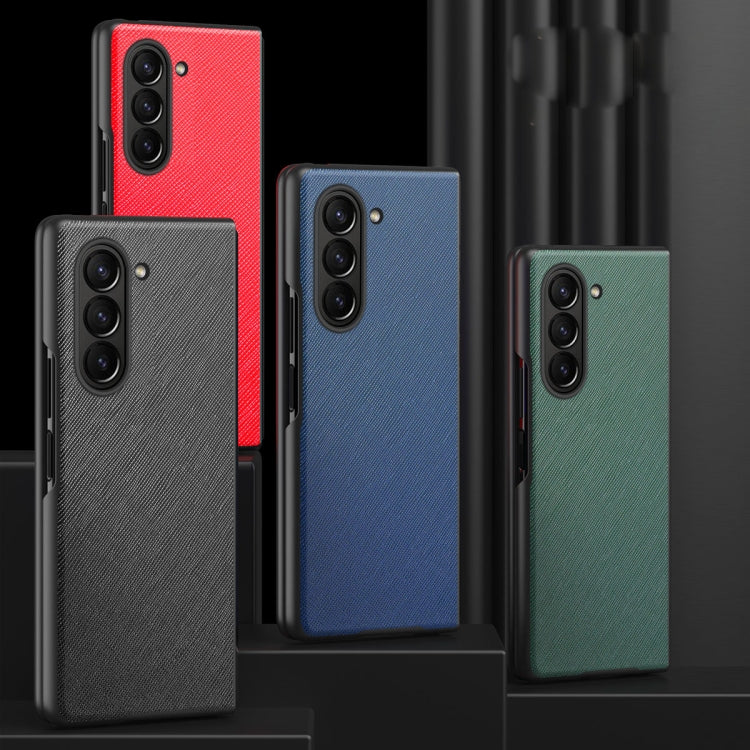 Cross-Grain All-inclusive Shockproof Phone Case, For Samsung Galaxy Z Flip6 / Flip7 FE, For Samsung Galaxy Z Fold6 5G