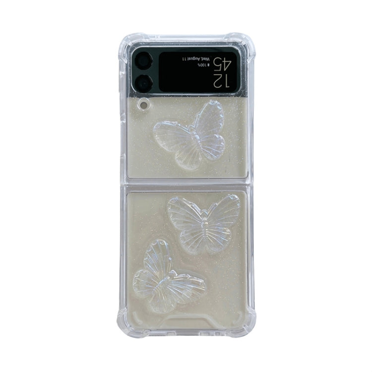 Clear Crystal Butterflies TPU Phone Case