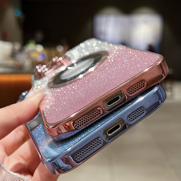 Gradient Glitter Electroplating MagSafe TPU Phone Case, For iPhone 11 Pro Max, For iPhone 11, For iPhone 11 Pro
