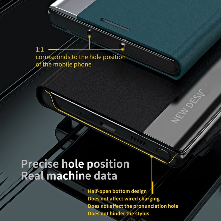 Side Electroplated Adsorption Leather Phone Case, For iPhone 18 Pro / 17 Pro, For iPhone 18 Pro Max / 17 Pro Max, For iPhone 17e / 16e