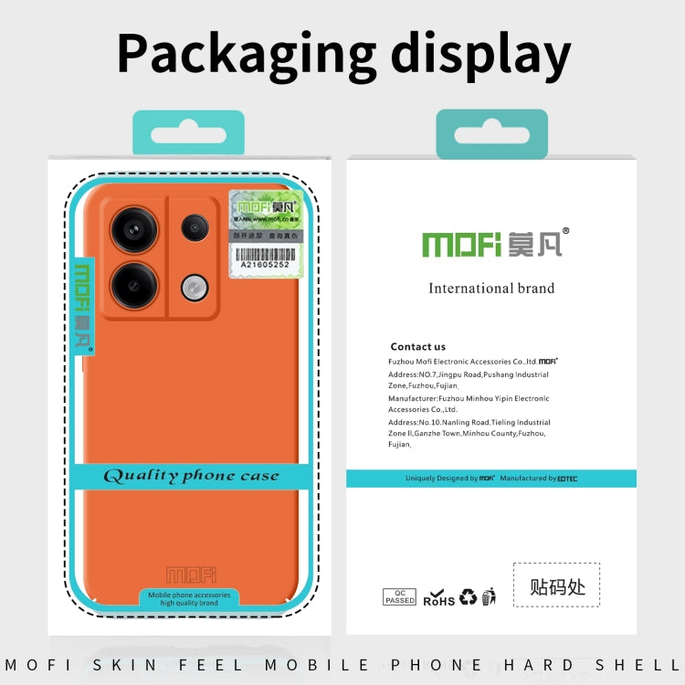 MOFI Qin Series Skin Feel All-inclusive PC Phone Case, For Xiaomi Redmi Note 13 Pro+, For Xiaomi Redmi Note 13 Pro 5G