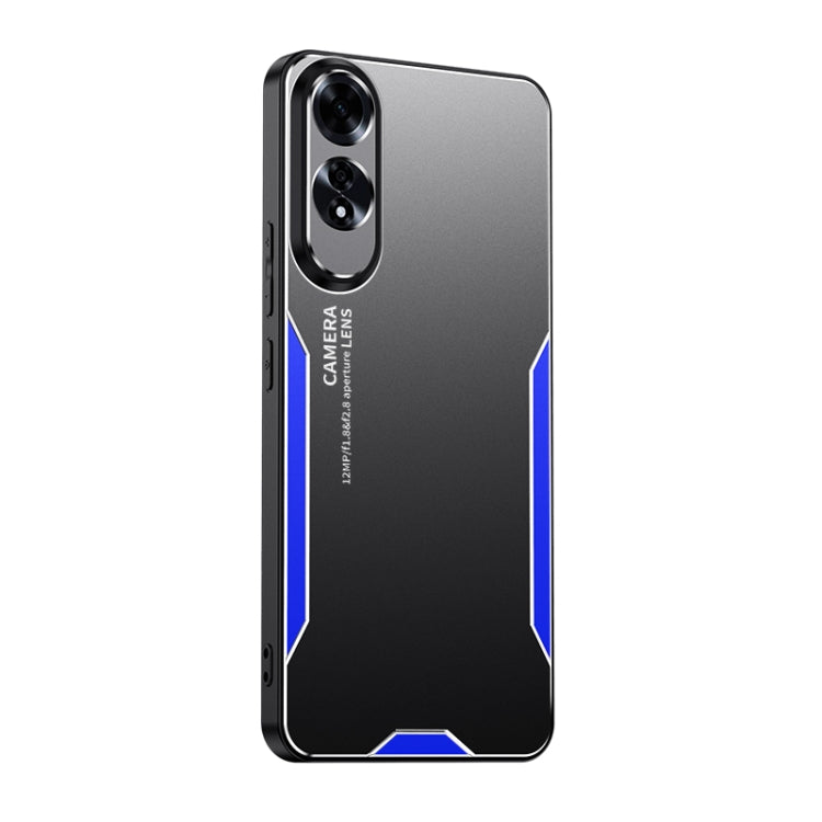 Blade Series TPU Hybrid Metal Phone Case, For OPPO A3 China, For OPPO Reno12 F, For OPPO Reno12 Pro Global, For OPPO Reno12 Global, For OPPO K12X China, For OPPO A60 4G