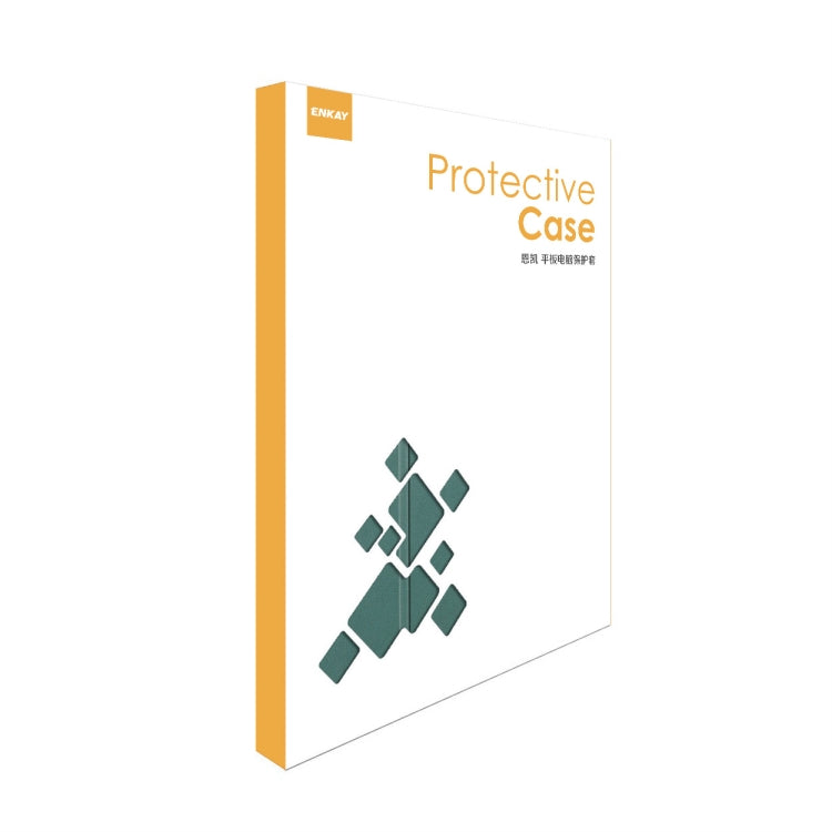 ENKAY Tri-fold Custer Texture Plastic Leather Smart Tablet Case, For iPad Air 13 2025 / 2024