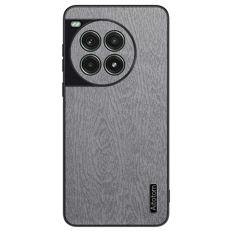 Tree Bark Leather Shockproof Phone Case, For OnePlus 13T, For OnePlus 13, For OnePlus Ace 3 Pro