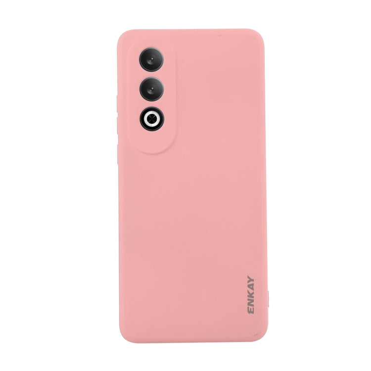 ENKAY Liquid Silicone Soft Shockproof Phone Case, For OPPO Reno12 Pro, For OPPO Reno12, For OPPO K12x, For OPPO K12