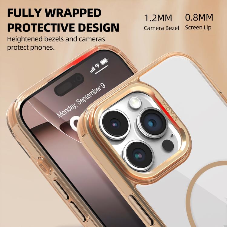 Star Shield Thin Circle MagSafe Phone Case, For iPhone 15 Pro, For iPhone 15 Plus, For iPhone 15
