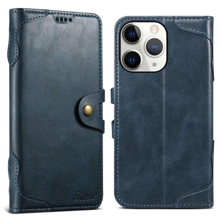 Suteni Q-03 Oil Wax Magnetic Clasp Leather Phone Case, For iPhone 12 Pro Max, For iPhone 12 mini, For iPhone 7 / 8 / SE 2022, For iPhone 11 Pro Max, For iPhone 11, For iPhone 11 Pro