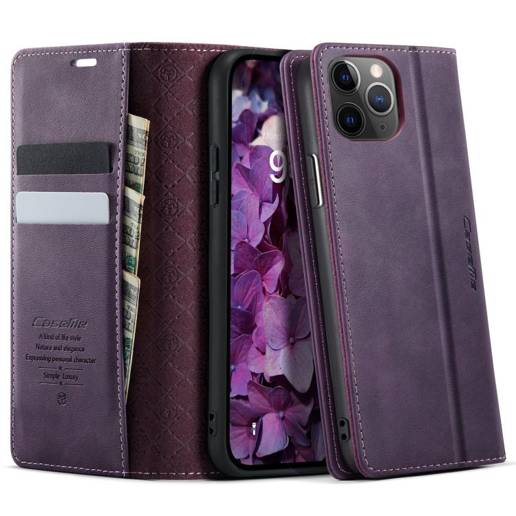 CaseMe 033 Calf Leather Lining Microfibre RFID Blocking Phone Case, For iPhone 12 mini, For iPhone 11 Pro Max, For iPhone 11, For iPhone 11 Pro