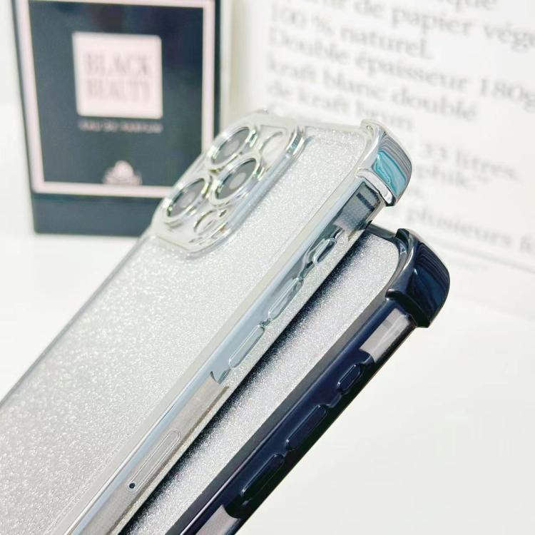 Electrpolated Glitter Four-corner Shockproof Space TPU Phone Case, For iPhone Air, For iPhone 16 Pro Max, For iPhone 16 Pro, For iPhone 16 Plus