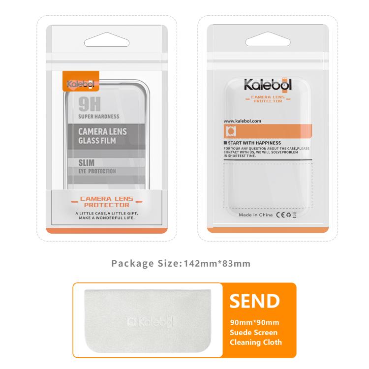 Kalebol Metal Hollow Lens Protection Ring, For iPhone 17e / 16e, For iPhone 17 Pro Max, For iPhone 17 Pro, For iPhone 17, For iPhone Air