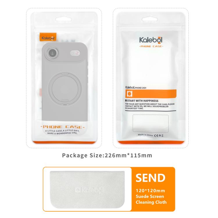 Kalebol Rotating Magnetic Holder MagSafe Phone Case, For iPhone 16 Pro Max, For iPhone 16 Pro, For iPhone 16 Plus, For iPhone 16