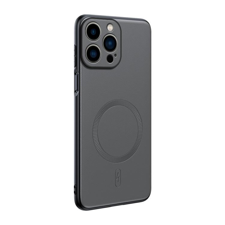 Plain Leather MagSafe Shockproof Phone Case, For iPhone 17 Pro Max, For iPhone 17 Pro, For iPhone 17, For iPhone Air, For iPhone 16e, For iPhone 16 Pro Max