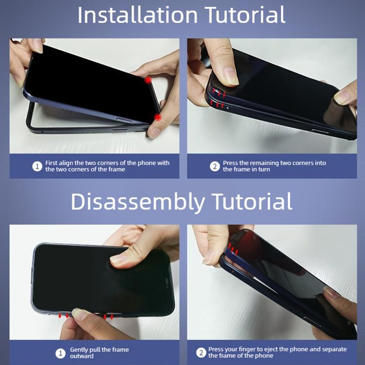 Metal Hybrid Silicone Four-Corner Shockproof Cooling Phone Frame Case, For iPhone 13