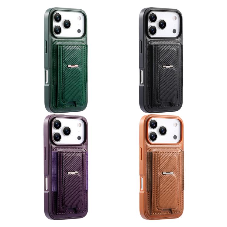 CaseNeo Fold Holder Retro Elastic Card Bag Magnetic Back Phone Case, For iPhone 16 Pro, For iPhone 16 Plus, For iPhone 16, For iPhone 15 Pro Max, For iPhone 15 Pro, For iPhone 15 Plus