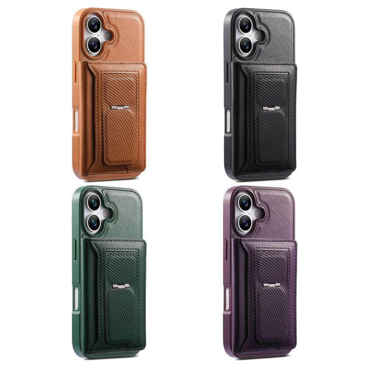 CaseNeo Retro Hinge Folding Wallet Magnetic Back Phone Case, For iPhone 17e / 16e, For iPhone 17 Pro Max, For iPhone 17 Pro, For iPhone 17, For iPhone Air, For iPhone 16 Pro Max