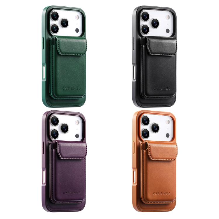 CaseNeo Retro Multi-Card Bag Magnetic Back Phone Case, For iPhone 13