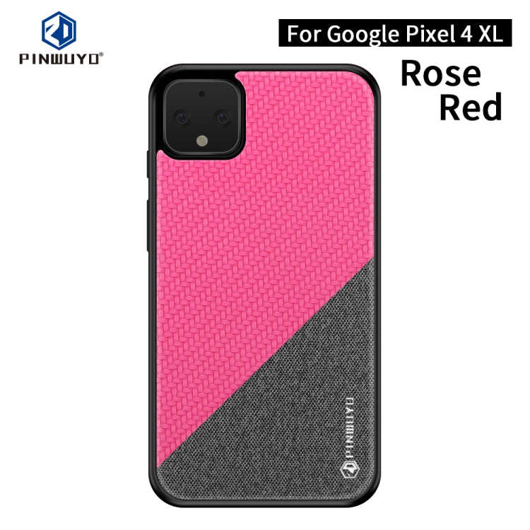 PINWUYO Rong Series Shockproof PC + TPU+ Chemical Fiber Cloth Protective Cover