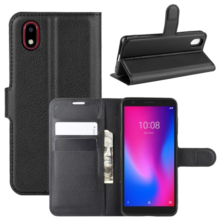 For ZTE A3 2020 Litchi Texture Horizontal Flip Protective Case with Holder & Card Slots & Wallet, For ZTE Blade A3 2020