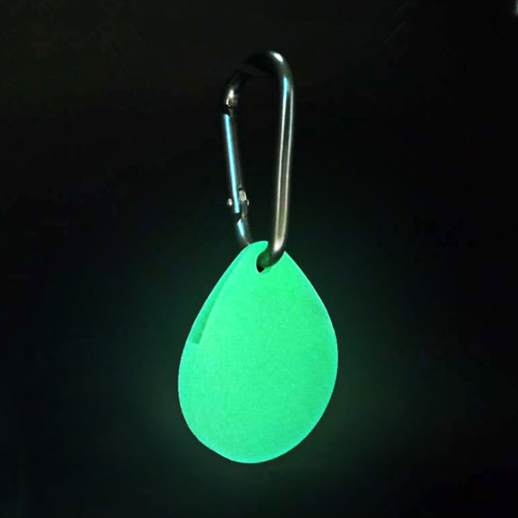 2 PCS Drop Shape Shockproof Anti-scratch Silicone Protective Case with Carabiner for AirTag