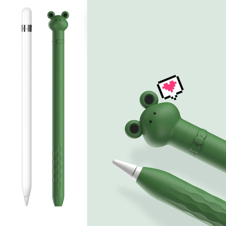 Cartoon Silicone Capacitive Pen Non-Slip And Anti-Drop Protective Cover, For Apple Pencil 1