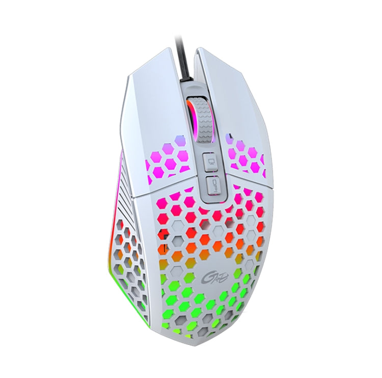 FMOUSE X801 8 Keys 1600DPI Hollow Luminous Gaming Office Mouse,Style:
