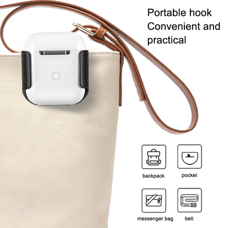 10 PCS Portable Headset Waist Hanging Protective Cover, Suitable For AirPods 2, Waist Hanging Gray, Waist Hanging White, Waist Hanging Pink, Waist Hanging Red, Waist Hanging Black, Waist Hanging Navy