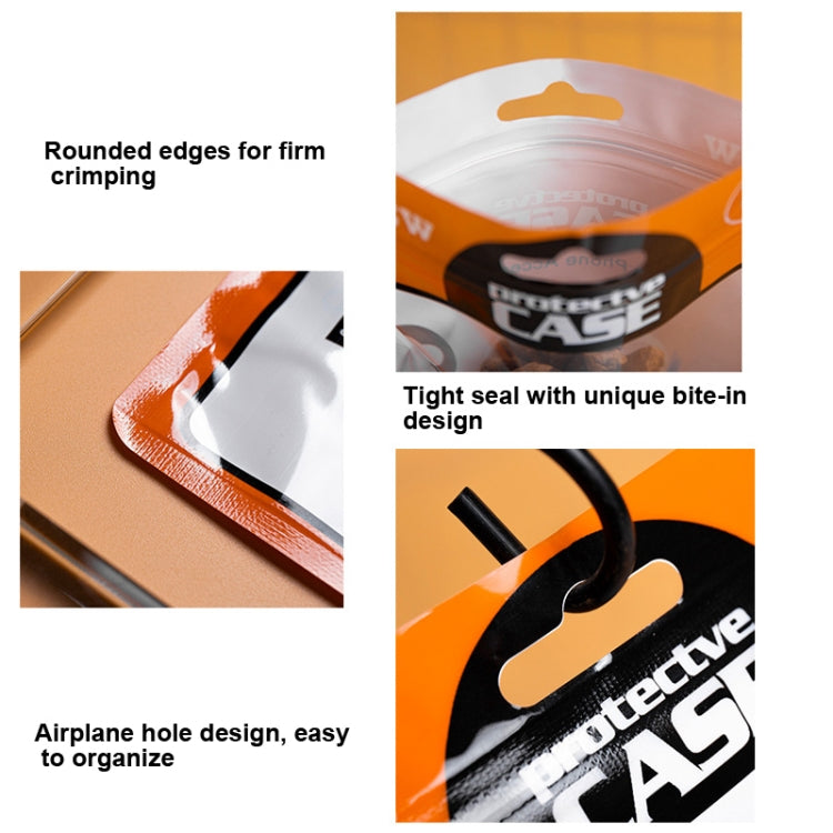 100 PCS Ziplock Bags Plastic Bags Mobile Phone Case Packaging Bags, 12 x 21cm Orange Yellow, 12 x 21cm Blue, 12 x 21cm Yellow, 12 x 21cm Red