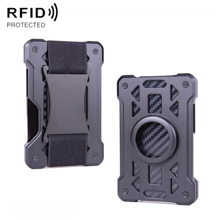 For AirTag Tracker Card Holder Metal Anti-Theft RFID Wallet, ak-4 B Silver, ak-4 B Blue, ak-4 B Gray, ak-4 A Black, ak-4 A Blue, ak-4 A Silver, ak-4 A Gray, ak-4 B Black