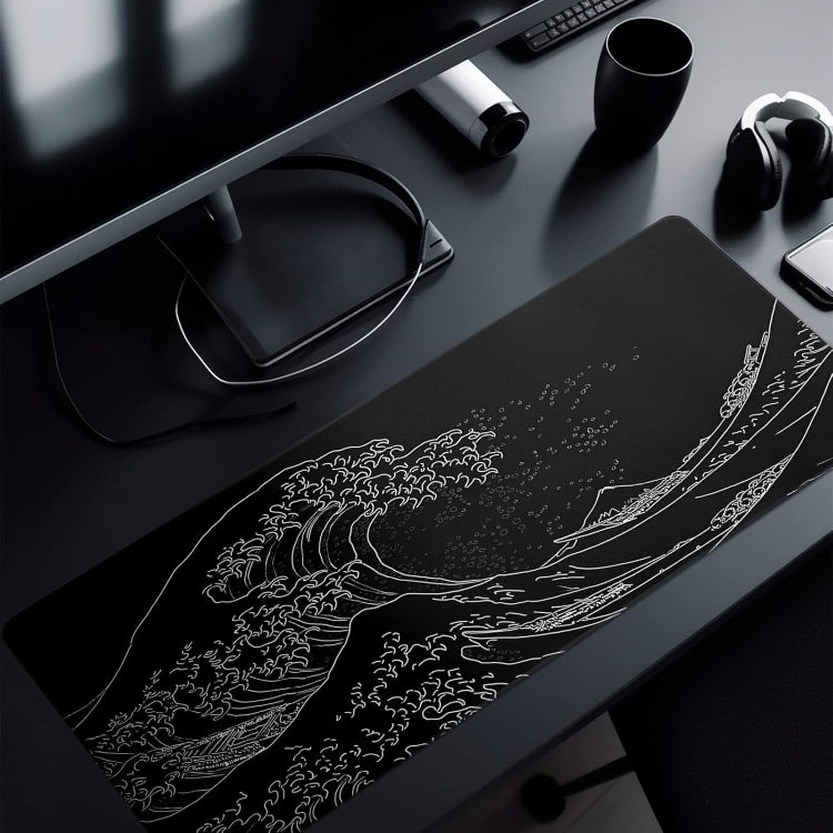 Big Wave Gaming Mouse Pad Non-Slip Rubber Desk Mat