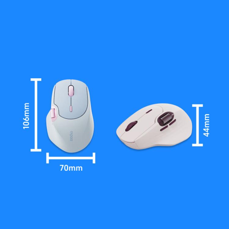 Rapoo MT560 3-Mode Wireless Bluetooth Mouse Ergonomic Desktop Laptop Mouse