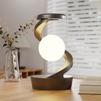 Rotating Moon Desk Lamp with Wireless Charging & Sensor Control