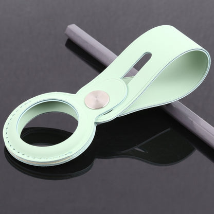 Anti-scratch Polyurethane Case Cover with Hang Loop for AirTag 2nd Gen / AirTag 1st Gen