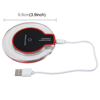 15W Safety Wireless and Limitless QI-standard Wireless Charger Fast Charging Charger with Micro USB Cable, Black+White, White
