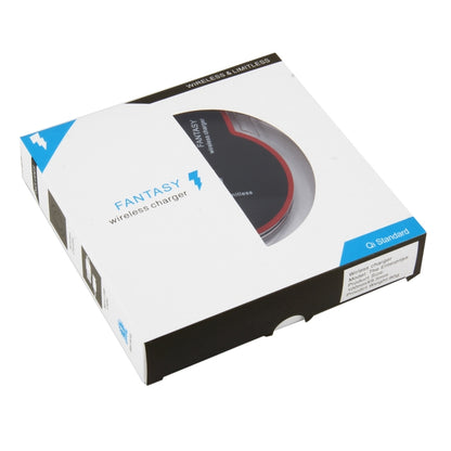 15W Safety Wireless and Limitless QI-standard Wireless Charger Fast Charging Charger with Micro USB Cable, Black+White, White