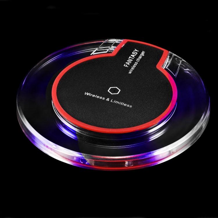 15W Safety Wireless and Limitless QI-standard Wireless Charger Fast Charging Charger with Micro USB Cable, Black+White, White