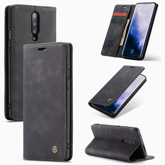 CaseMe-013 Multi-functional Retro Frosted Horizontal Flip Leather Case with Card Slot & Holder & Wallet