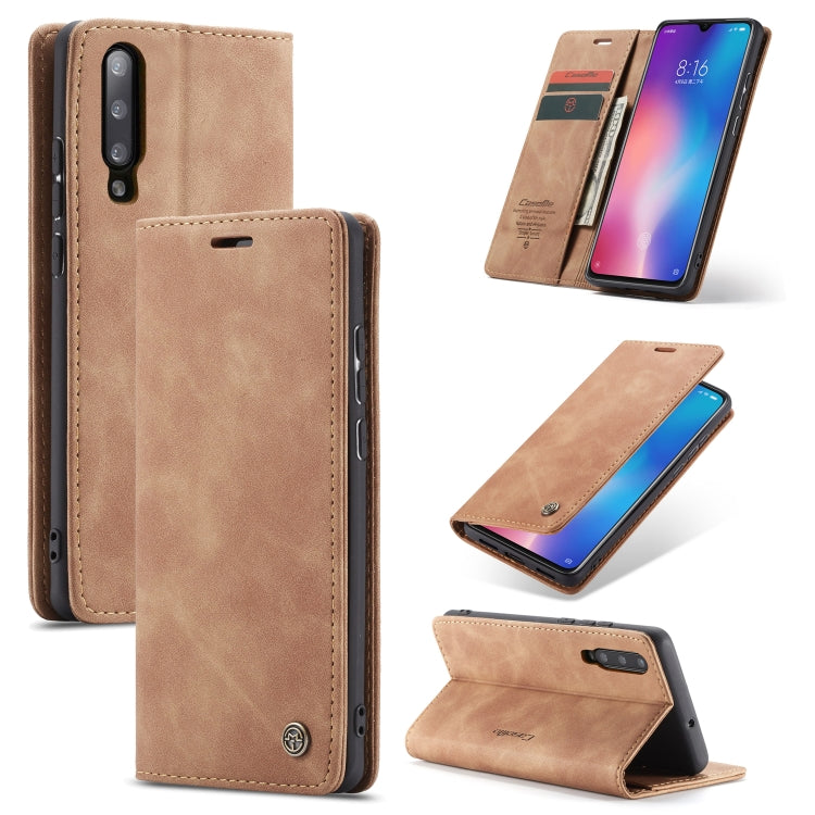 CaseMe-013 Multi-functional Retro Frosted Horizontal Flip Leather Case with Card Slot & Holder & Wallet, For OnePlus 7, For OnePlus 7 Pro, For Xiaomi Mi 9, For Xiaomi Mi 9T Pro / Redmi K20 Pro / Xiaomi Mi 9T / Redmi K20