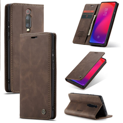 CaseMe-013 Multi-functional Retro Frosted Horizontal Flip Leather Case with Card Slot & Holder & Wallet, For OnePlus 7, For OnePlus 7 Pro, For Xiaomi Mi 9, For Xiaomi Mi 9T Pro / Redmi K20 Pro / Xiaomi Mi 9T / Redmi K20