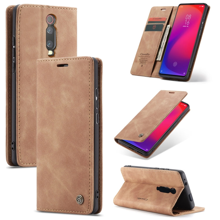 CaseMe-013 Multi-functional Retro Frosted Horizontal Flip Leather Case with Card Slot & Holder & Wallet, For OnePlus 7, For OnePlus 7 Pro, For Xiaomi Mi 9, For Xiaomi Mi 9T Pro / Redmi K20 Pro / Xiaomi Mi 9T / Redmi K20