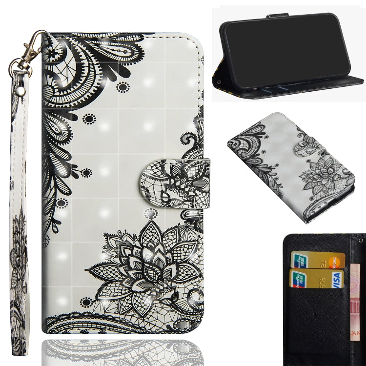 3D Painting Pattern Coloured Drawing Horizontal Flip TPU + PU Leather Case with Holder & Card Slots & Wallet