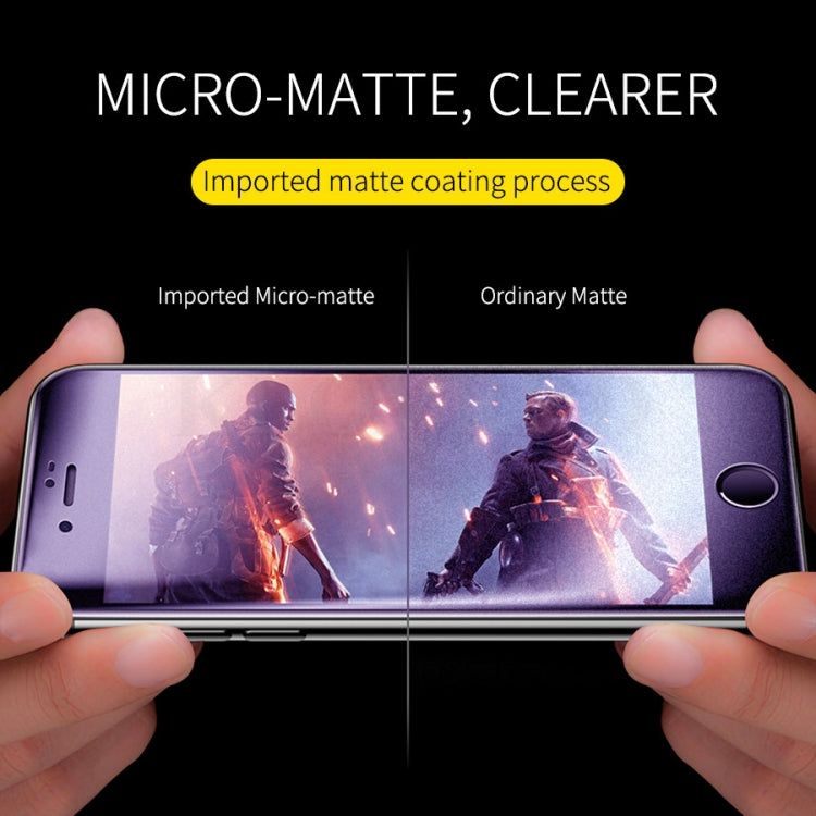 AG Matte Anti Blue Light Full Cover Tempered Glass, For iPhone 8 & 7, For iPhone 8 Plus & 7 Plus, For iPhone XS/ X / 11 Pro, For iPhone iPhone XR / 11, For iPhone XS Max / 11 Pro Max, For iPhone 6 & 6s, For iPhone 6 Plus & 6s Plus