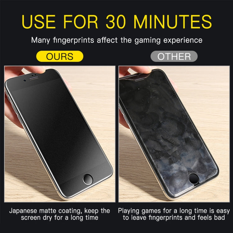 AG Matte Frosted Full Cover Tempered Glass, For iPhone 6 & 6s, For iPhone 6 Plus & 6s Plus, For iPhone 8 / 7, For iPhone 8 Plus & 7 Plus, For iPhone XS / X / 11 Pro, For iPhone XR / 11, For iPhone XS Max / 11 Pro Max