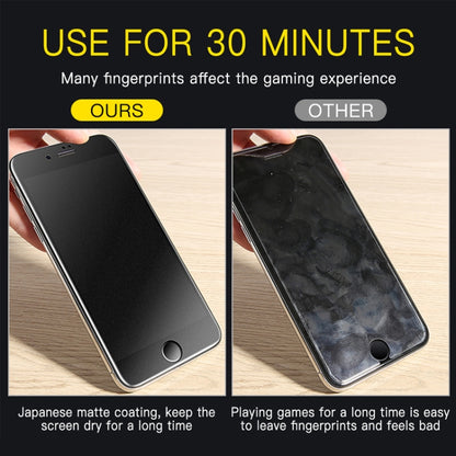 25 PCS AG Matte Frosted Full Cover Tempered Glass