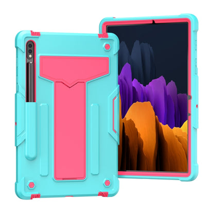 T-shaped Bracket Contrast Color Shockproof PC + Silicone Protective Case, Series 1