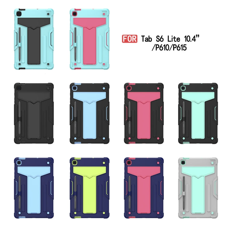 T-shaped Bracket Contrast Color Shockproof PC + Silicone Protective Case, Series 1